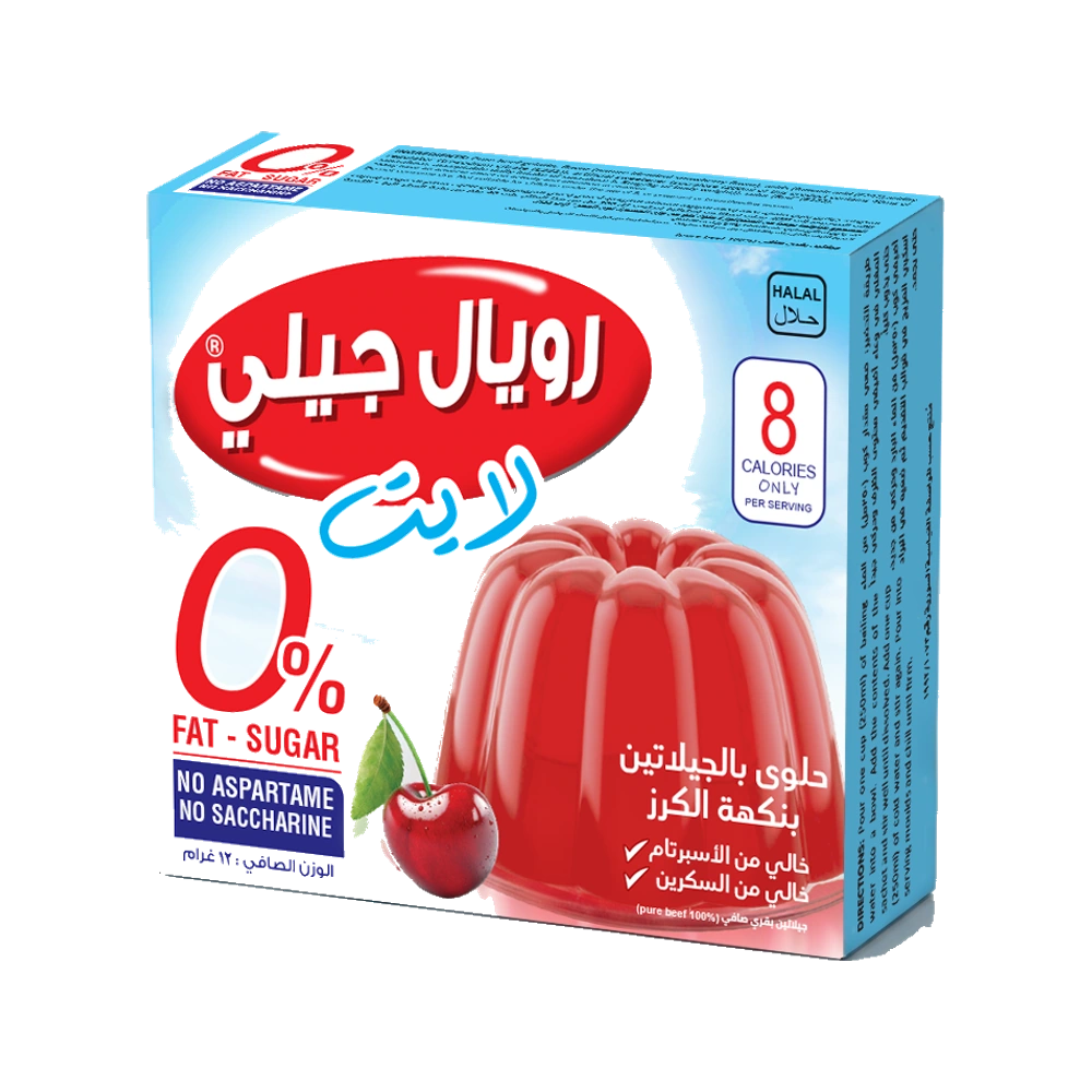 رويال جيلي لايت بنكهة الكرز