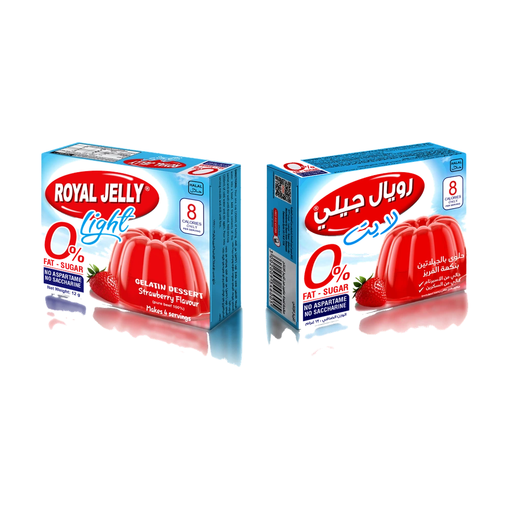 رويال جيلي لايت بنكهة الفريز